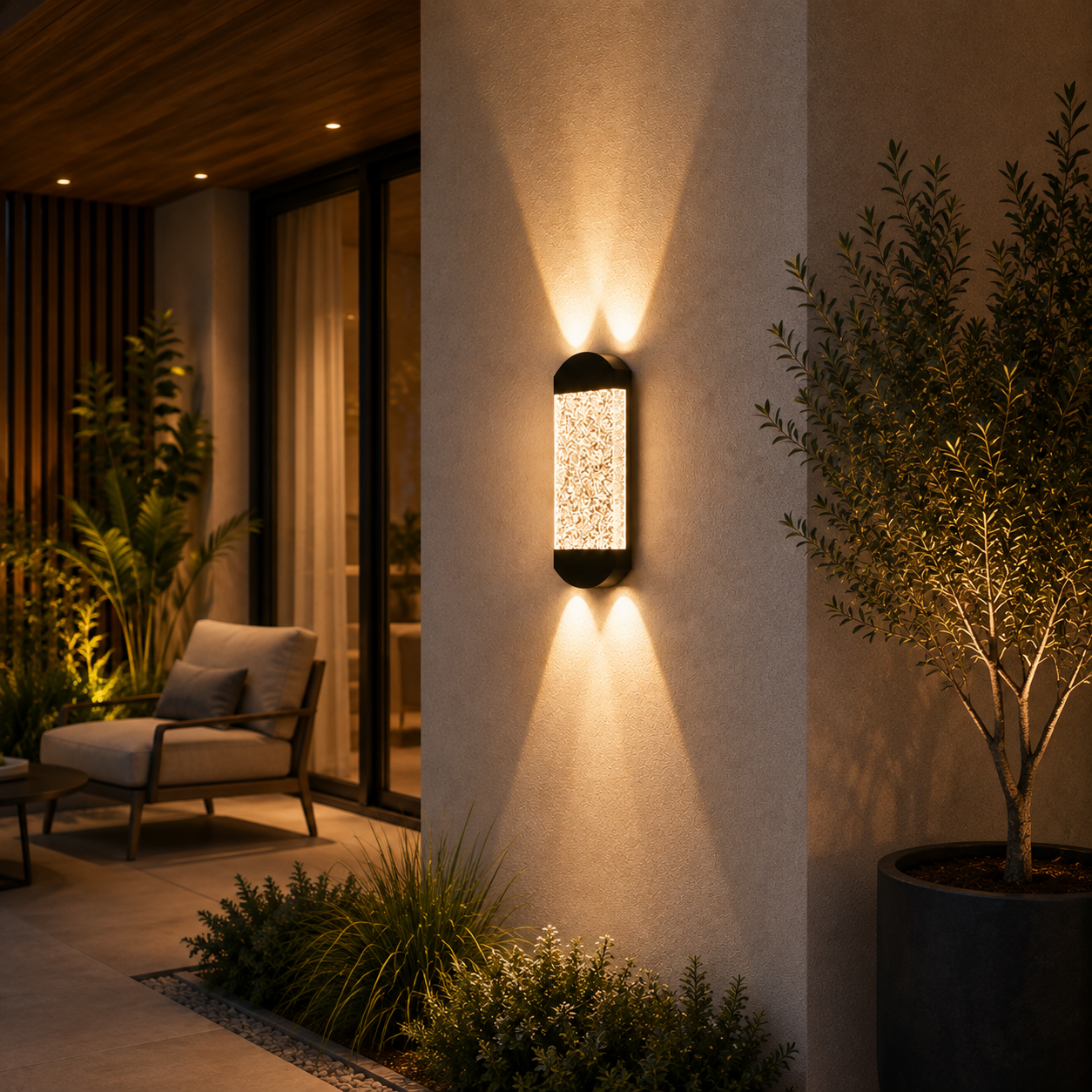 Aplica LED 7W Exterior Aurum Noire Aplica LED 7W Exterior Aurum Noire