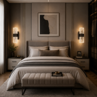 Aplica LED Diamond Mist Black