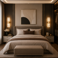 Aplica LED Diamond Mist Gold