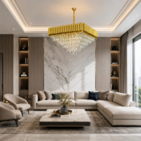 Candelabru Bohemian Gold Patrat, 500