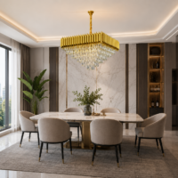 Candelabru Bohemian Gold Patrat, 500