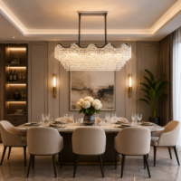Candelabru Dining Crystal Wings, 110x40