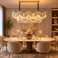 Candelabru Dining Crystal Wings Glam, 110x40