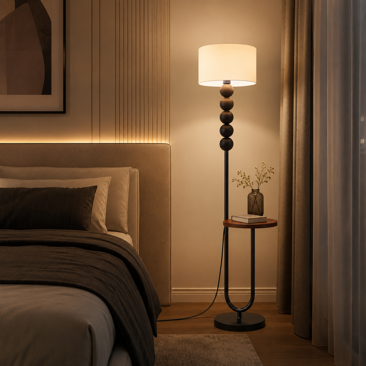 Lampadar Elegance cu măsuță Lampadar Elegance cu măsuță