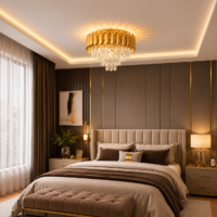 Plafoniera Bohemian Gold, 40