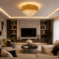 Plafoniera Bohemian Gold, 50