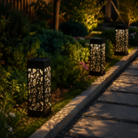 Stalpisor LED Solar Mosaic