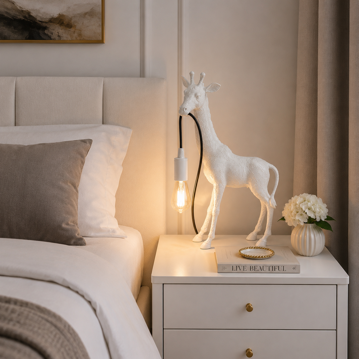 Veioza Giraffe White Veioza Giraffe White