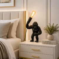 Veioza Gorilla Black