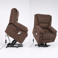 Fotoliu Masaj si Incalzire Velora Comfort Maro
