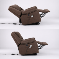 Fotoliu Masaj si Incalzire Velora Comfort Maro