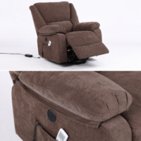 Fotoliu Masaj si Incalzire Velora Comfort Maro