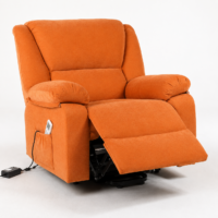 Fotoliu Masaj si Incalzire Velora Comfort Portocaliu