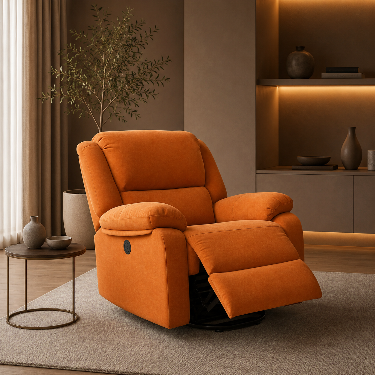 Fotoliu Masaj si Incalzire Velora Comfort Portocaliu Fotoliu Masaj si Incalzire Velora Comfort Portocaliu