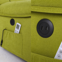 Fotoliu Masaj si Incalzire Velora Comfort Verde