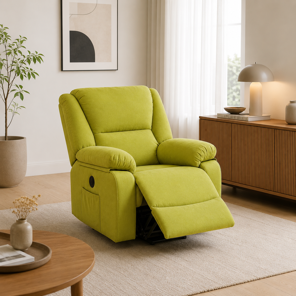 Fotoliu Masaj si Incalzire Velora Comfort Verde Fotoliu Masaj si Incalzire Velora Comfort Verde