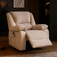 Fotoliu Masaj si Incalzire Velora Comfort Gri