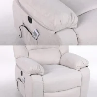 Fotoliu Masaj si Incalzire Velora Comfort Gri