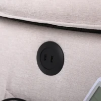 Fotoliu Masaj si Incalzire Velora Comfort Gri