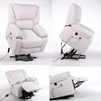 Fotoliu Masaj si Incalzire Velora Comfort Gri