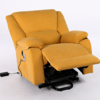 Fotoliu Masaj si Incalzire Velora Comfort Galben