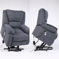 Fotoliu Masaj si Incalzire Velora Comfort Gri Inchis