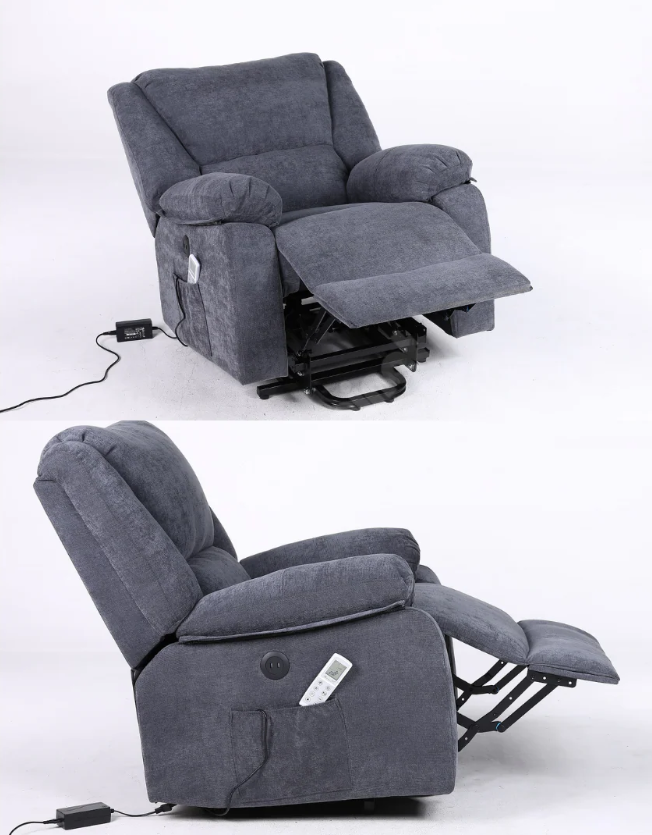 Fotoliu Masaj si Incalzire Velora Comfort Gri Inchis Fotoliu Masaj si Incalzire Velora Comfort Gri Inchis