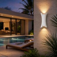 Aplica LED 10W Exterior Eclipse White RF