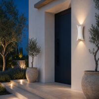 Aplica LED 10W Exterior Eclipse White RF