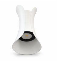 Aplica LED 10W Exterior Eclipse White RF