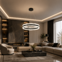 Candelabru LED 132W Calisto Black
