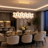Candelabru LED 144W Dining Flora Gold