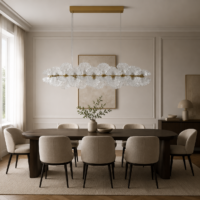 Candelabru LED 144W Dining Flora Gold