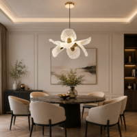 Candelabru LED 32W Flora Gold, 40 cm