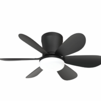 Lustra LED cu ventilator ZenAir Black LDPDL75L601B