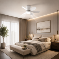 Lustra LED cu ventilator ZenAir White LDPDL75L601A