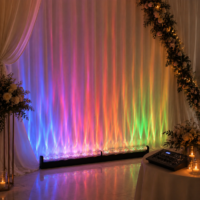 Lampa Led RGB, Efect valuri pe apa, 40W, 100 cm RF