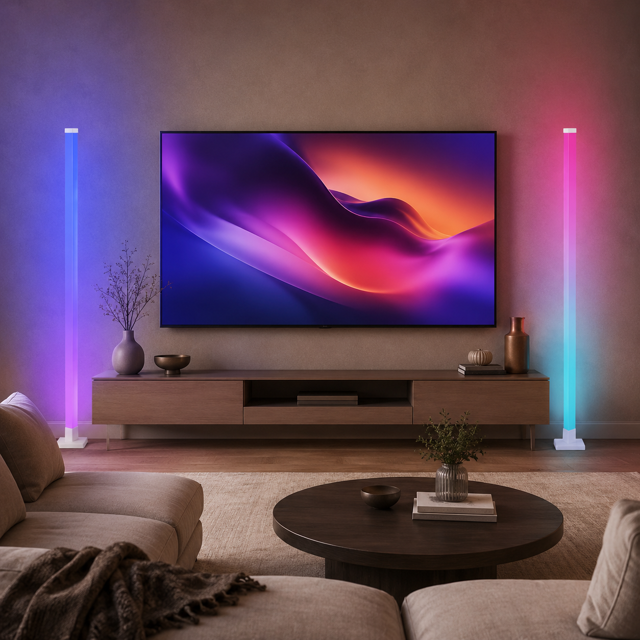 Lampadar LED RGB Smart, Telecomanda, Aplicatie Lampadar LED RGB Smart, Telecomanda, Aplicatie