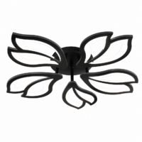 Lustra LED 100W Black Lily 5 Mini, Telecomanda