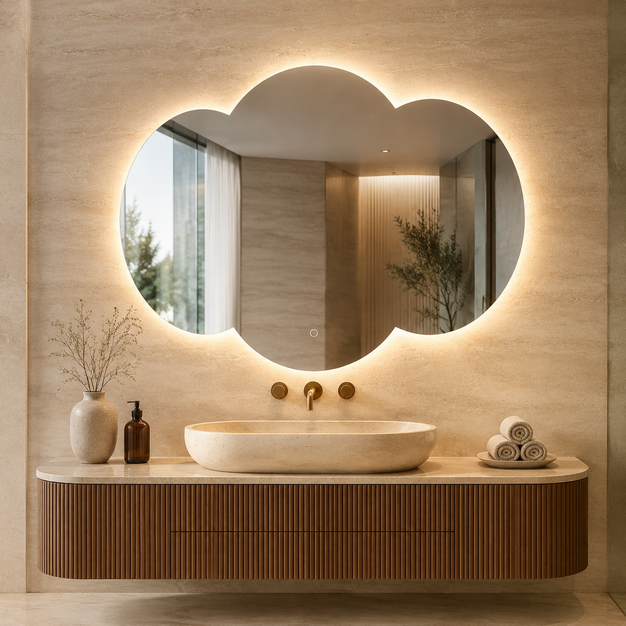 Oglinda LED, 80x60, LDP9311-80 RF Oglinda LED, 80x60, LDP9311-80 RF