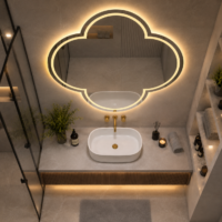 Oglinda LED Belle, Dezaburire, 70x70, LDPM1270 RF