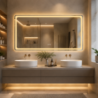 Oglinda LED baie, 150x80cm, LDPSYD050 RF