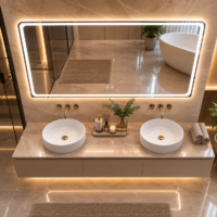 Oglinda LED baie, 150x80cm, LDPSYD050 RF