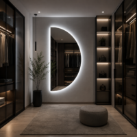 Oglinda LED, Semicerc, 60x120cm, LDPSYK006 RF