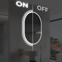 Oglinda LED baie, Dezaburire, 70x90 cm, LDPSYC021 RF