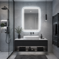 Oglinda LED baie, 75x90cm, LDPSYD0457590 RF