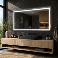 Oglinda baie LED, 150x80cm, LDP9001-150 RF