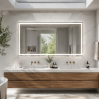 Oglinda baie LED, 150x80cm, LDP9001-150 RF