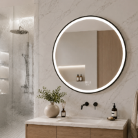 Oglinda baie LED, 70cm, LDP9052-70BK RF
