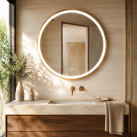 Oglinda baie LED, 80cm, LDP9052-80GD RF